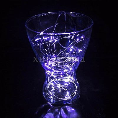 Светодиодная нить Роса 10 м, белый холодный 100 LED, , провод , 2018822 Cold White
